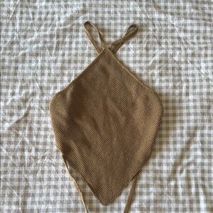 Gold bandana style top